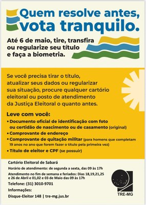 Cartaz TRE