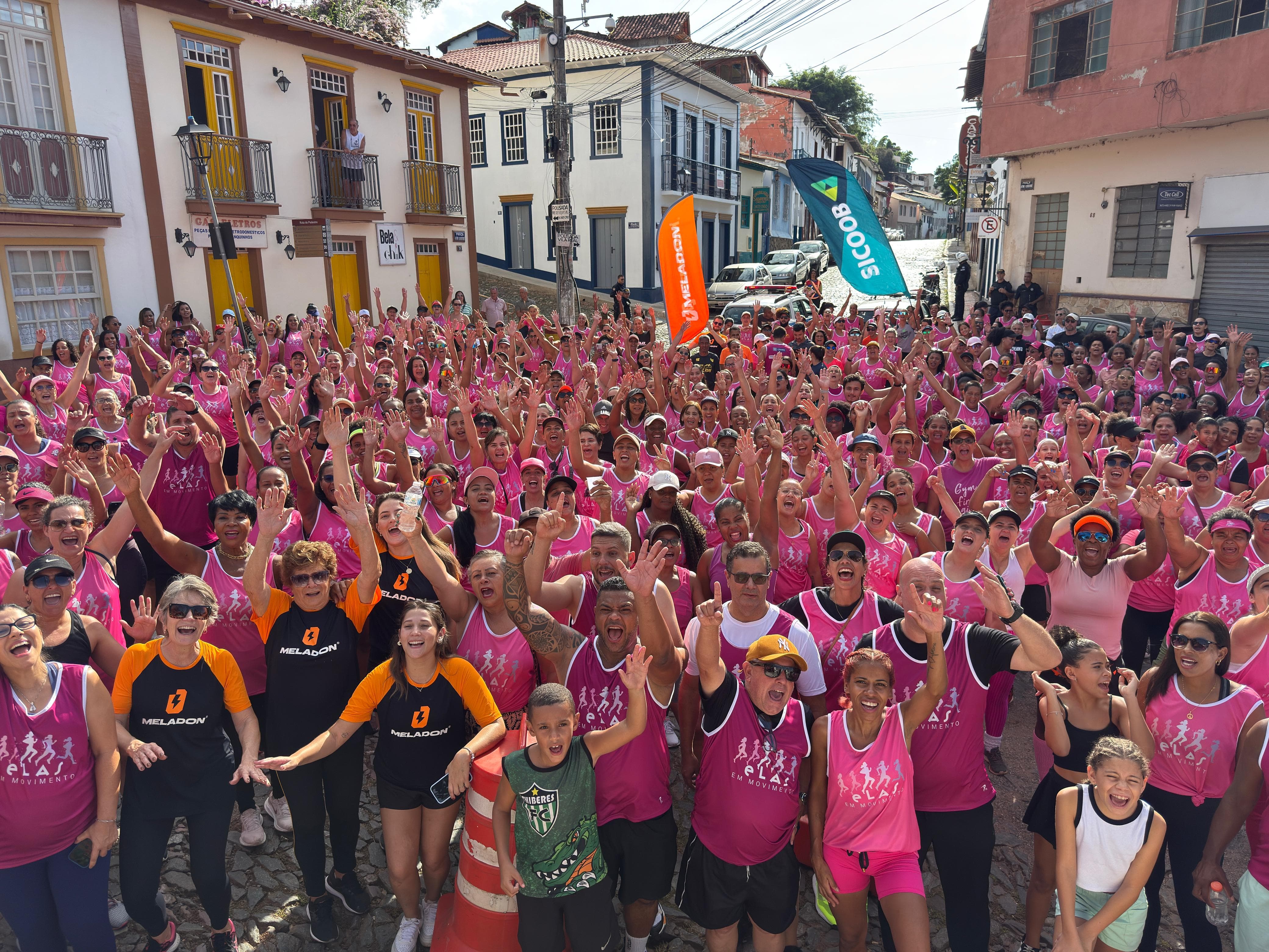 1ª Corrida e Caminhada "Elas em Movimento" reúne mil participantes em Sabará