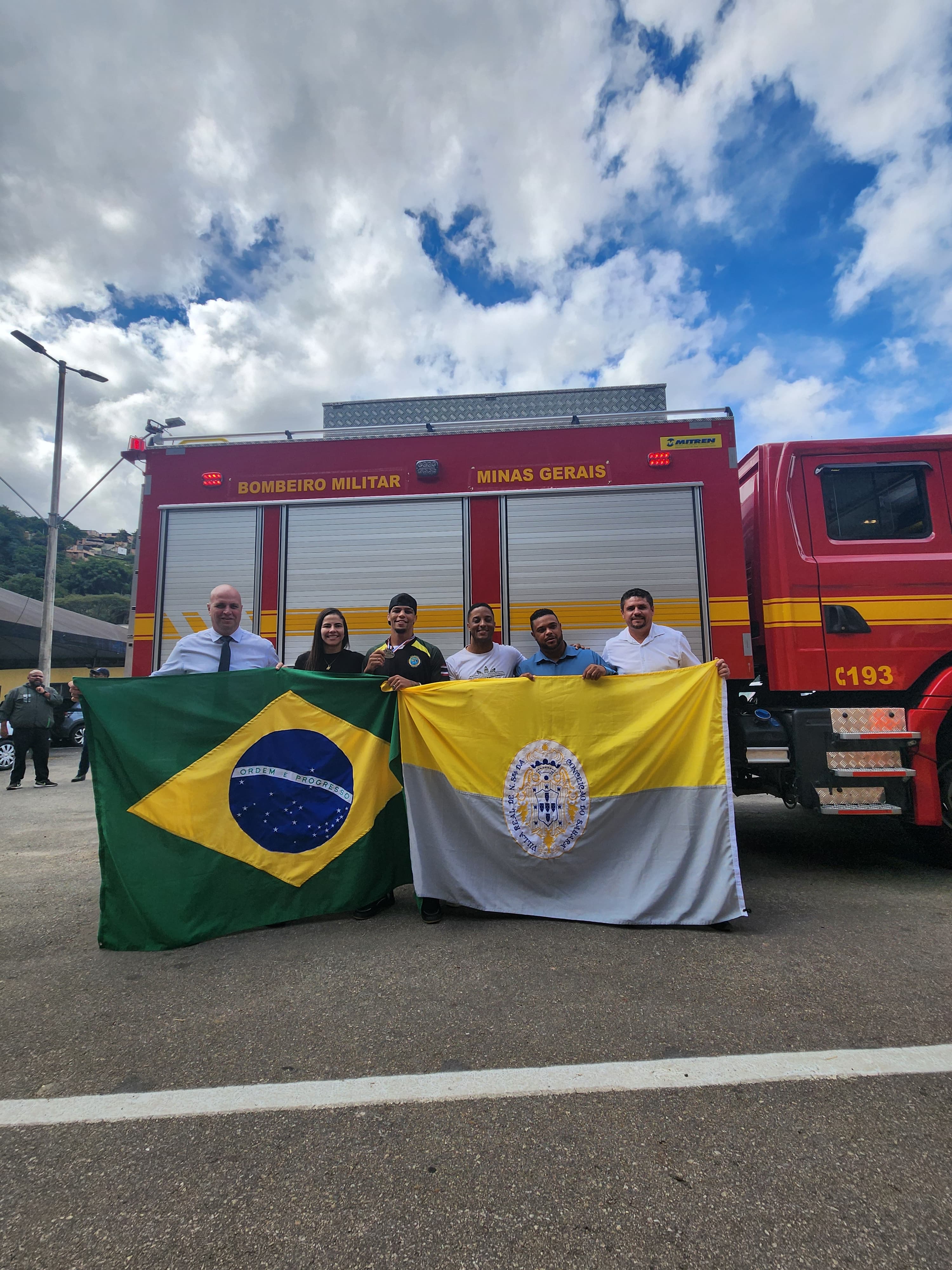 Câmara de Sabará prestigiou a recepção do atleta sabarense Luiz Fernando