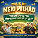 Mais de meio milhão: Câmara de Sabará devolve R$ 554 mil aos cofres públicos