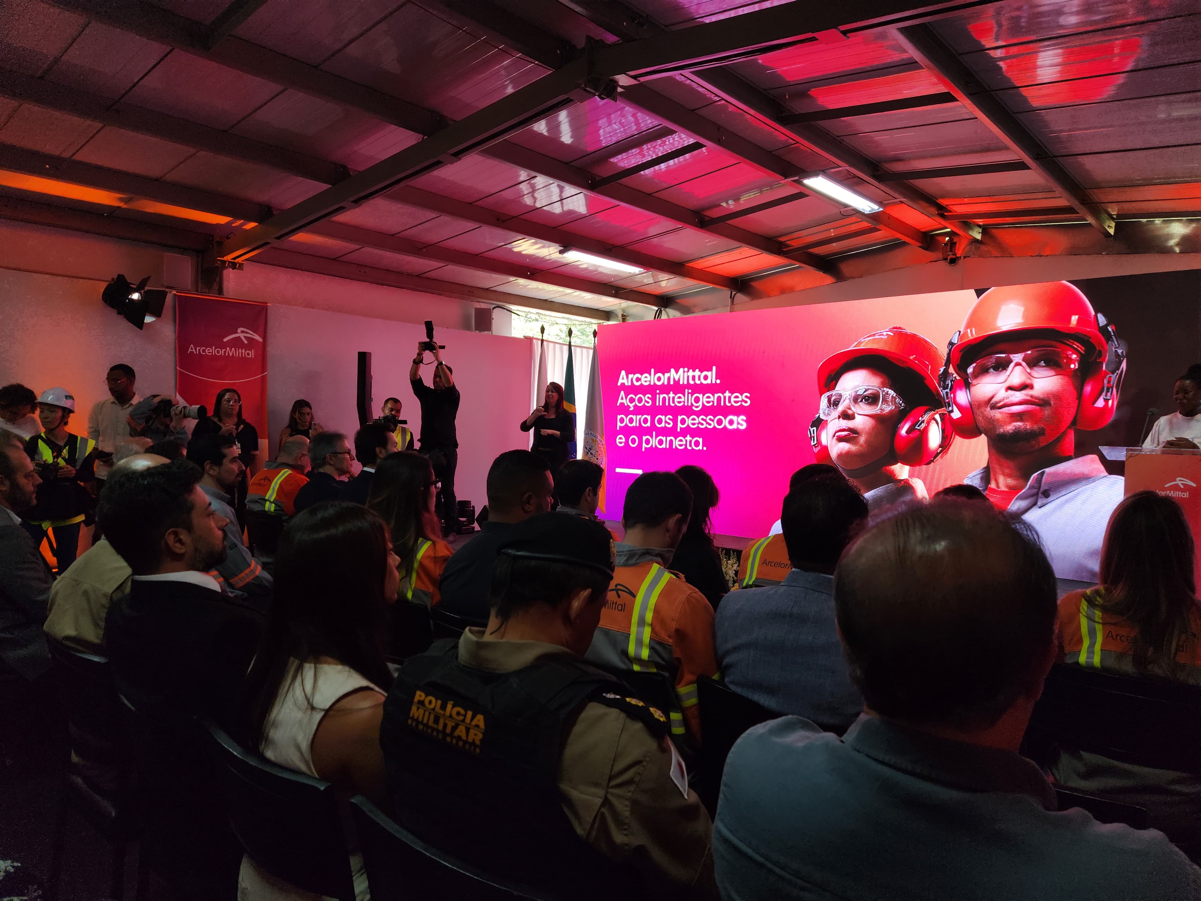 Mesa Diretora participa da inauguração da trefilaria da ArcelorMittal 